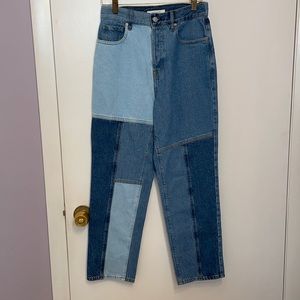 ☀️PACSUN high waisted multi color denim jeans